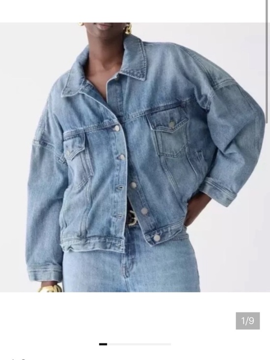 point sur Jackets & Blazers - Point Sur Limited Edition Oversized Trucker Denim Jacket Medium wash